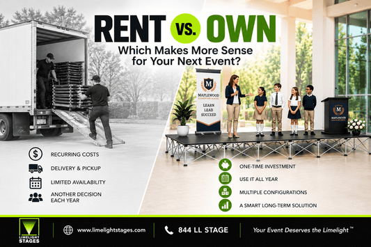 Rent vs. Own a Portable Stage: Which Costs Less?