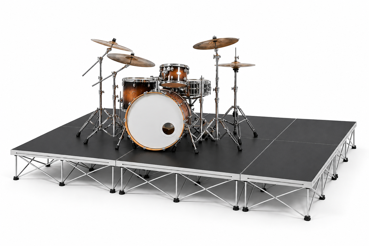 Portable Drum Riser – 8' x 10' Rectangular Riser
