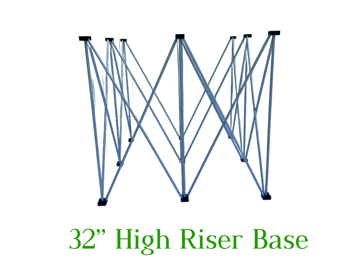 LimeLight 32 inch high X riser base leg for portable stage platforms, designed for stable support and fast setup. Ideal for schools, churches, and event professionals.