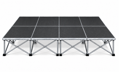 8' x 8' Portable Drum Riser – 2' x 4' Panel Configuration