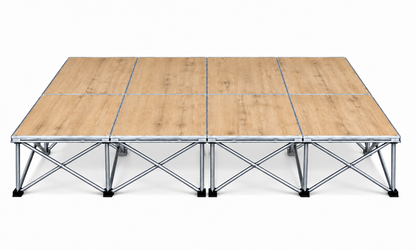 8' x 8' Portable Drum Riser – 2' x 4' Panel Configuration