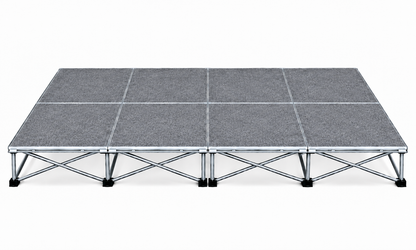 8' x 8' Portable Drum Riser – 2' x 4' Panel Configuration