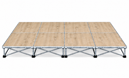 8' x 8' Portable Drum Riser – 2' x 4' Panel Configuration