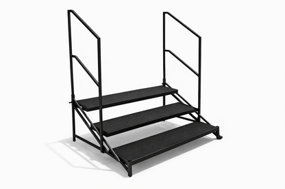 LimeLight 3 stair assembly in black HexCoat finish