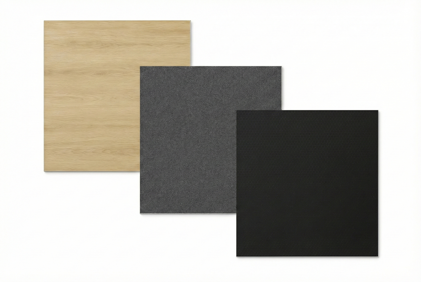 LimeLight Lite Series 4x4 modular stage platform in Wood Laminate, Grey Carpet, and Black HexCoat. Ideal for schools, churches, and event professionals.