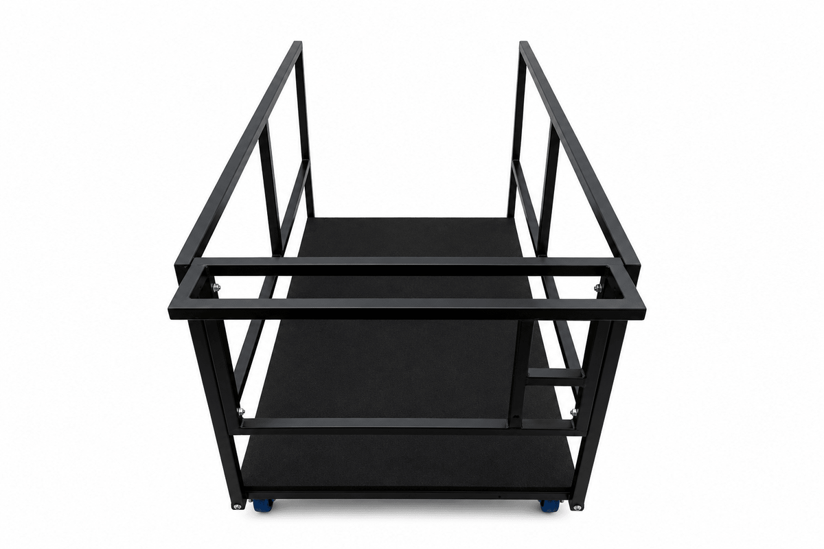 LimeLight stage cart configured without the riser storage compartment.