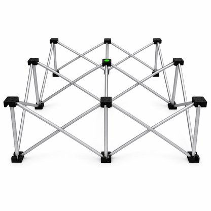 LimeLight X Riser Base for 4x4 platform at 8 inches tall - portable stage riser support, SKU LLR4X4X8