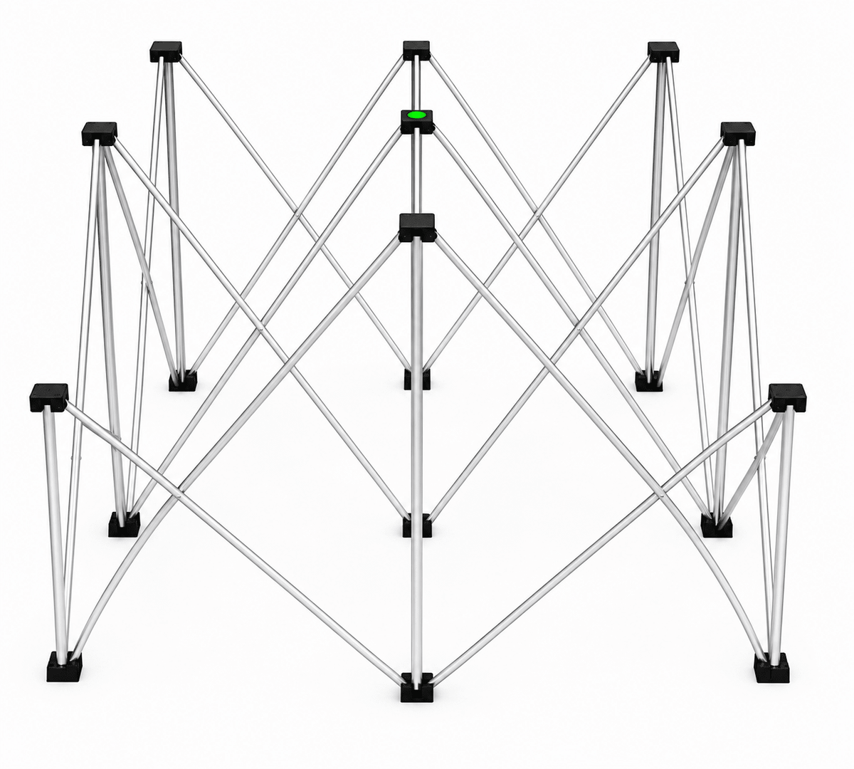LimeLight X Riser Base for 4x4 platform at 32 inches tall - portable stage riser support, SKU LLR4X4X32